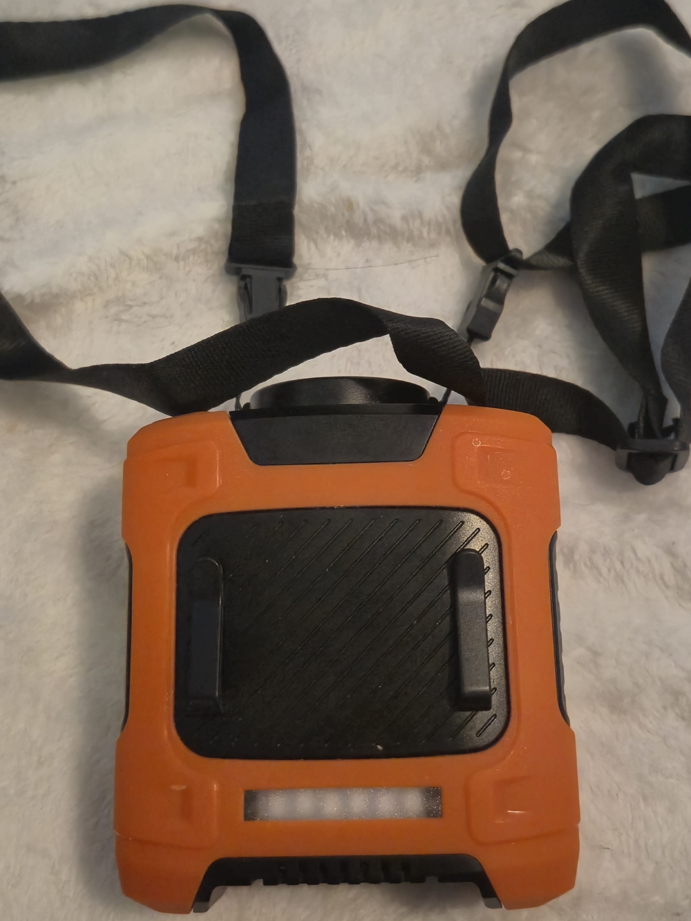 Portable Orange Fan,Model Number FS-30 Outdoor Waist Fan